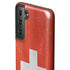 Switzerland Flag Distressed Galaxy S21 Plus 5G Pro Case